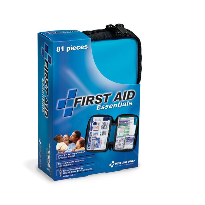 First Aid Only FAO-422 First Aid Kit, 81 Piece, Fabric Case