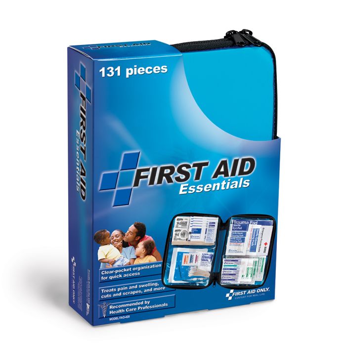 First Aid Only FAO-428 First Aid Kit, 131 Piece, Fabric Case