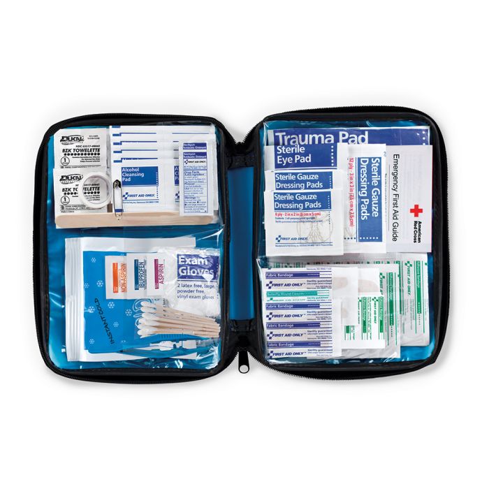 First Aid Only FAO-428 First Aid Kit, 131 Piece, Fabric Case