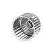 Packard BW16002 Galvanized Steel Single Inlet Blower Wheel, 5-45/64 Dia., 1/2 Bore, Cw