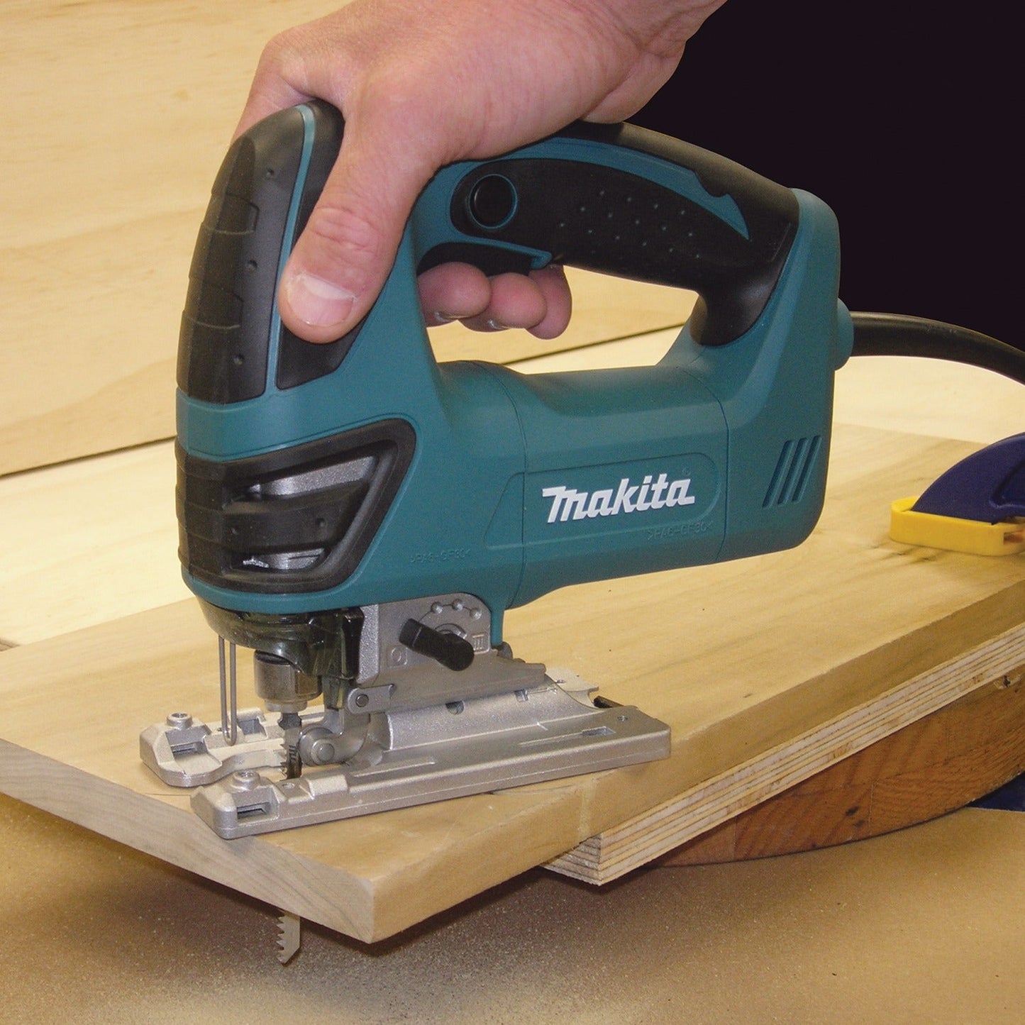 Makita 4350FCT Top Handle Jig Saw, with "Tool‘less" Blade Change