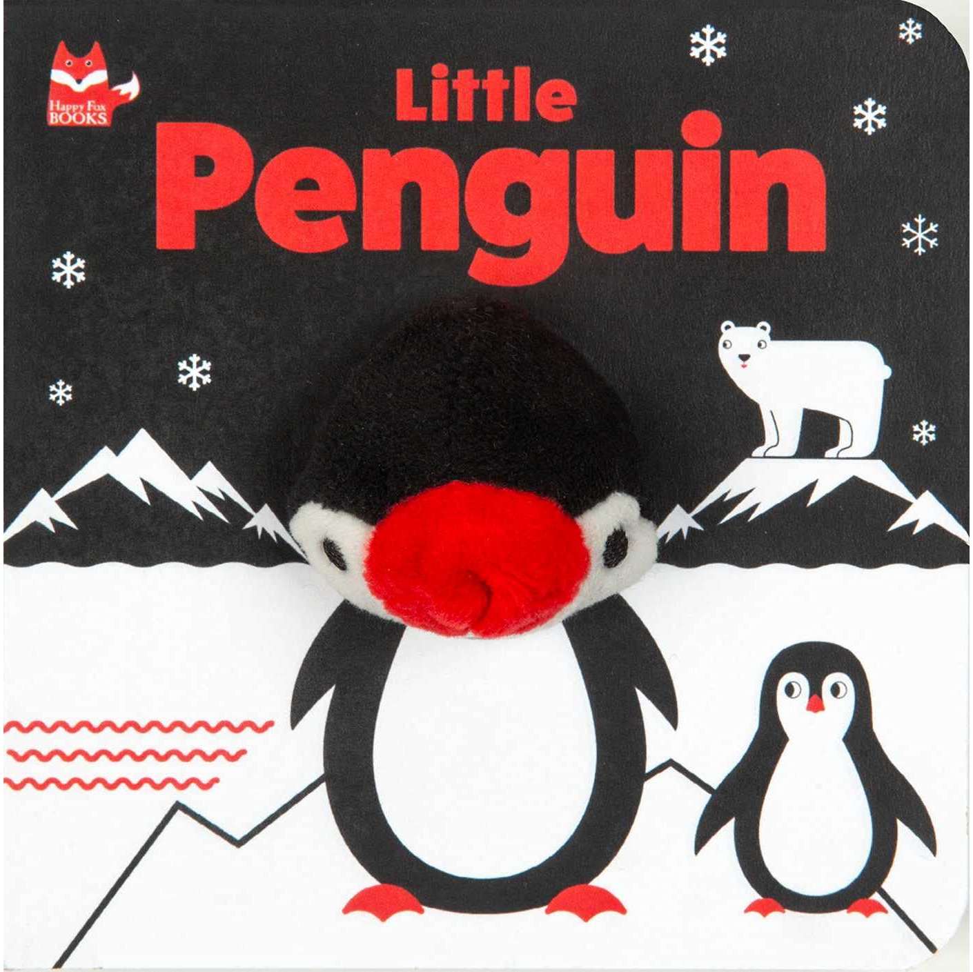 Paradise Clay FCP090 Little Penguin Finger Puppet - Board Book