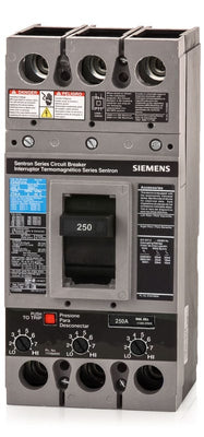 Siemens FD63B250L CIRCUIT BREAKER, 600VAC/500VDC 250A