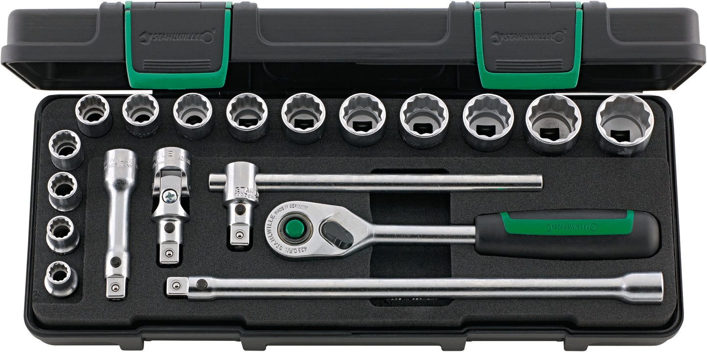 Stahlwille 96021180 45/14/5I QR KN Quickrelease Socket Set