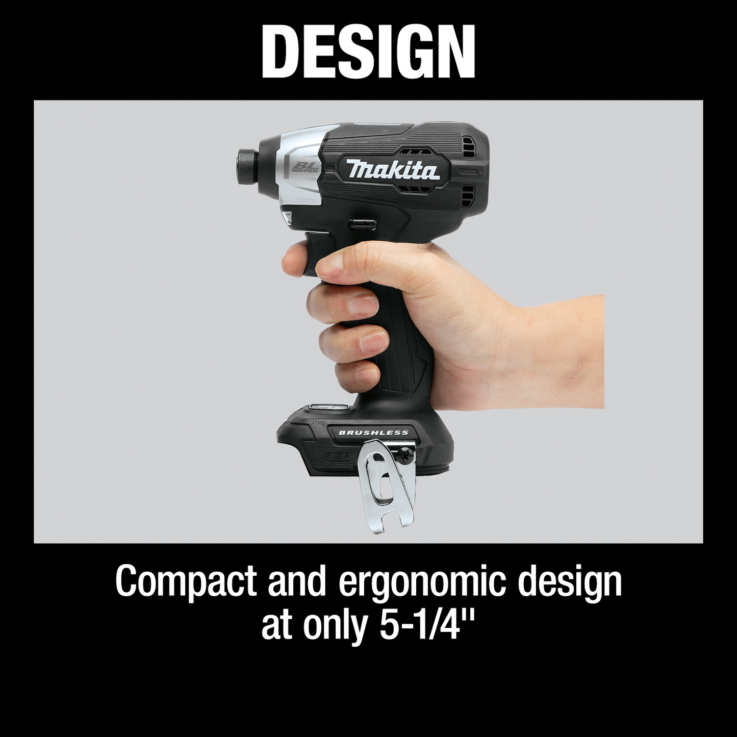 Makita XDT18ZB 18V LXT® Lithium‘Ion Sub‘Compact Brushless Cordless Impact Driver, Tool Only