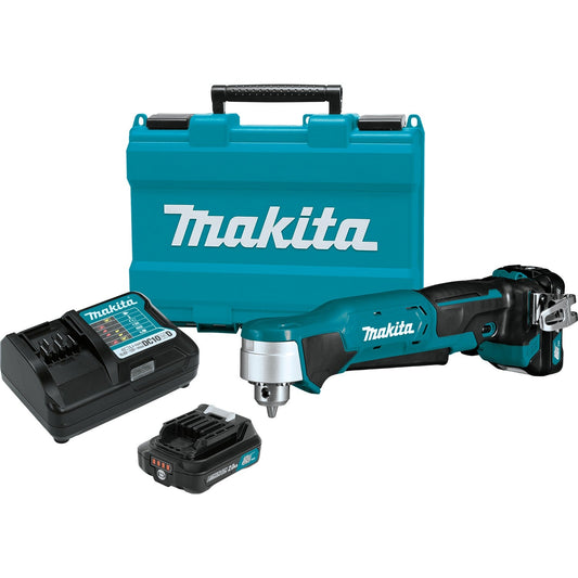 Makita AD03R1 12V max CXT® Lithium‘Ion Cordless 3/8" Right Angle Drill Kit (2.0Ah)