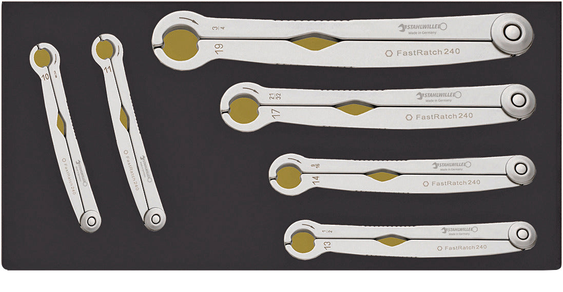 Stahlwille 96838774 TCS 240/6 Ratchet Wrench Set Fastratch