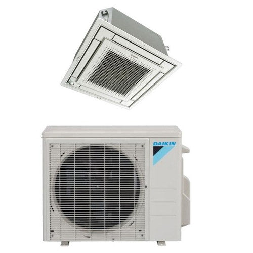 Daikin 9,000 BTU 20.9 SEER Ceiling Cassette Daikin Mini-Split Vista Single Zone Heat Pump - FFQ09RX