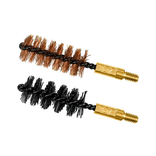 Otis FG-350-NB .50 Cal Bore Brush 2 Pack (1 Nylon/1 Bronze)