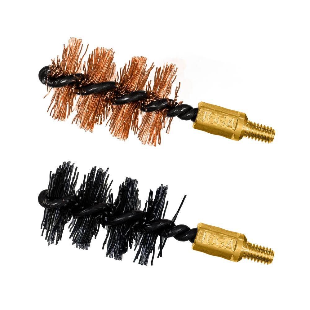 Otis FG-516-NB 16 Ga Bore Brush 2 Pack (1 Nylon/1 Bronze)