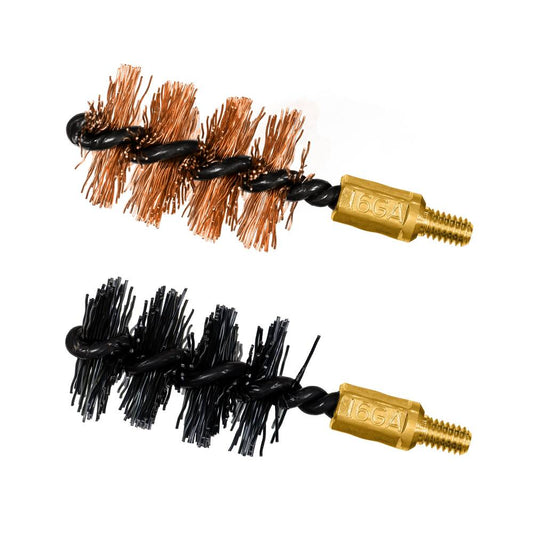 Otis FG-516-NB 16 Ga Bore Brush 2 Pack (1 Nylon/1 Bronze)