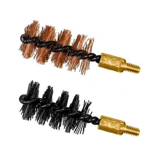 Otis FG-520-NB 20 Ga Bore Brush 2 Pack (1 Nylon/1 Bronze)