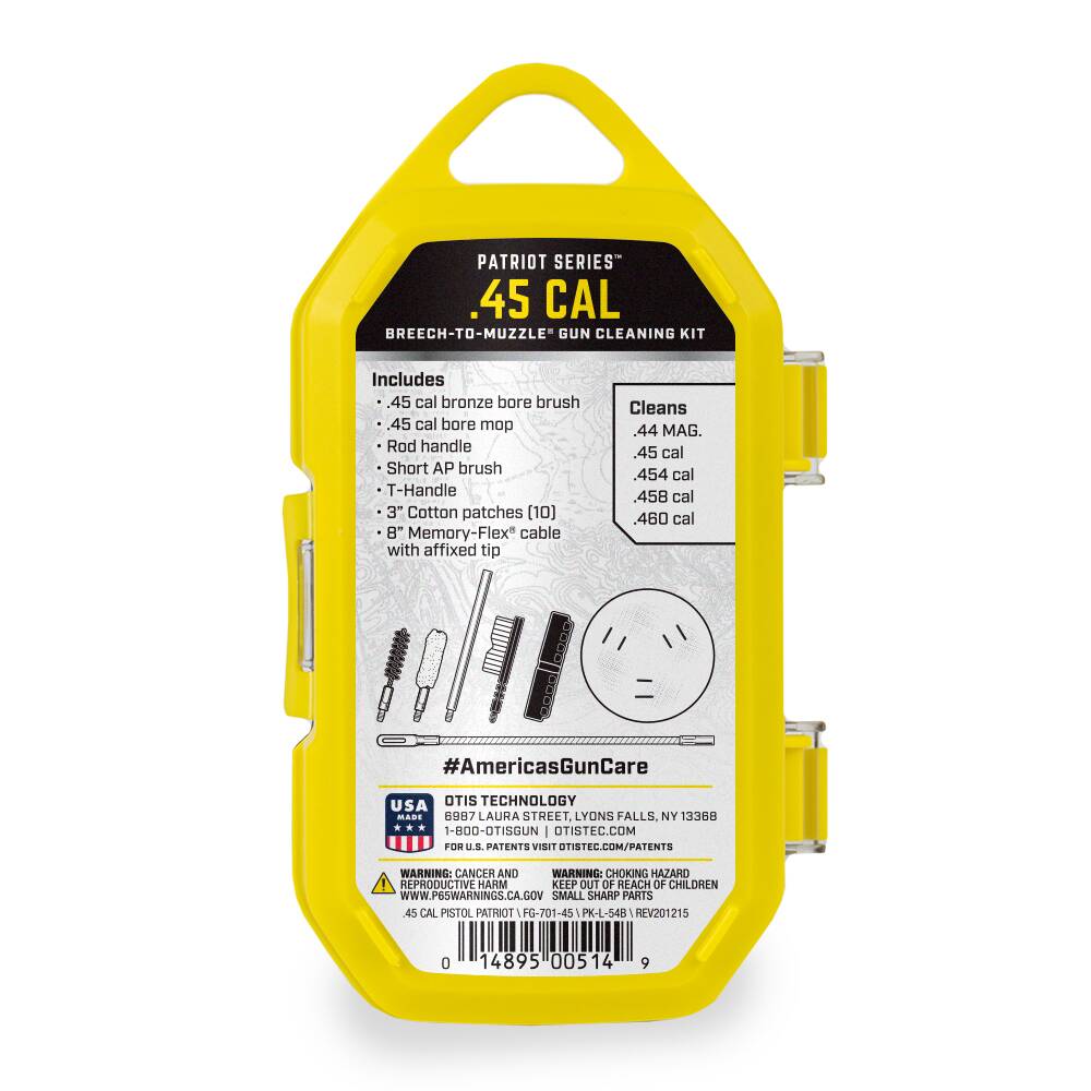 Otis FG-701-45 .45 Cal Patriot Series® Pistol Cleaning Kit