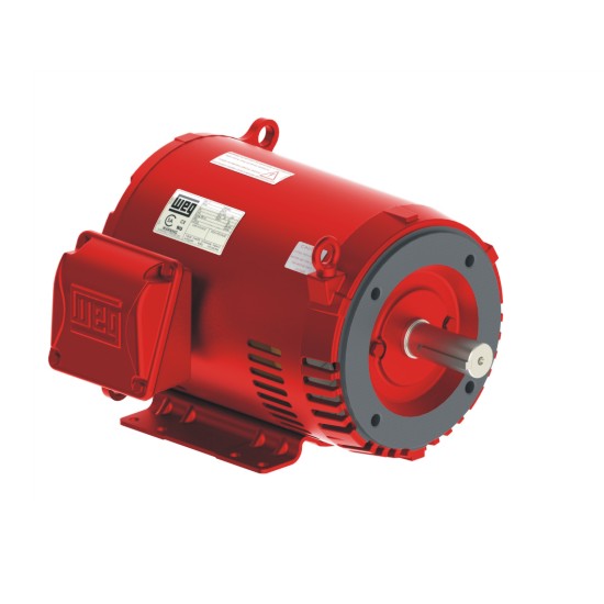 WEG 00736OP3EFP184TC-S 7.5HP,3600RPM,182/4TC Frame,FIRE-PUMP-ODP-C-FACE-FOOTMOUNT (1 EA)