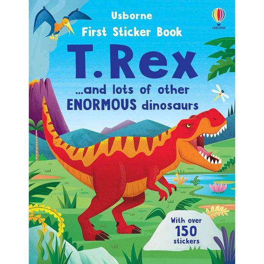Paradise Clay HRW195 First Sticker Book T. Rex: and Lots of Other Enormous Dinosaurs - Book