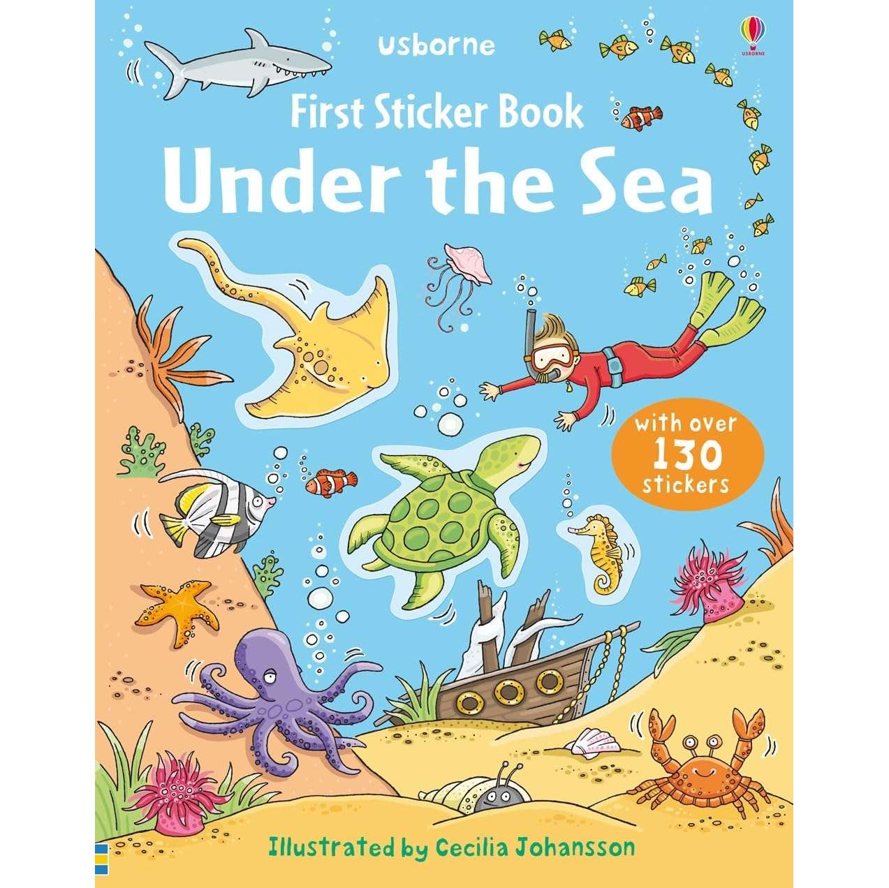 Paradise Clay HRW196 First Sticker Book Under the Sea - Book
