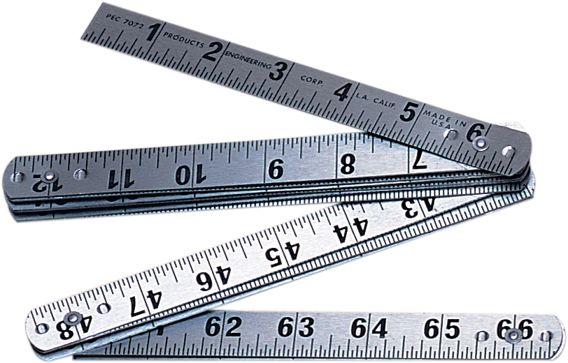 PEC Tools 7036 3′ Steel Folding Rule