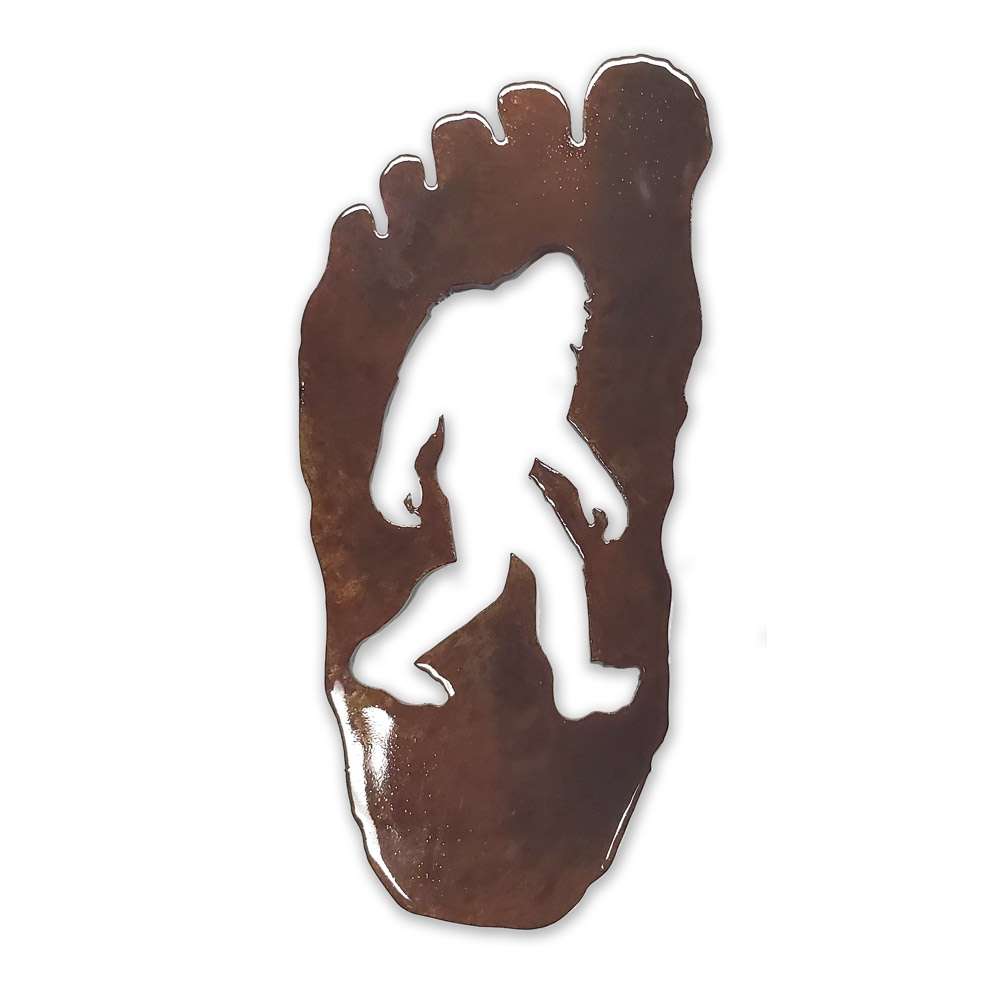 Paradise Clay PAR081 Bigfoot Footprint Magnet - Bigfoot Gift