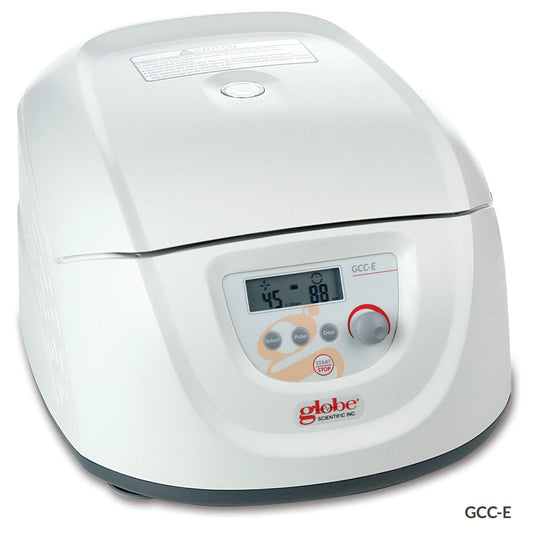 Globe Scientific GCC-E Centrifuge Clinical Enhanced Model 12-Place 120-240v 50/60Hz (Includes 12-Place Rotor for use with 5mL 7mL and 10mL Tubes and 8 x 15mL Tubes Sleeves and Risers)