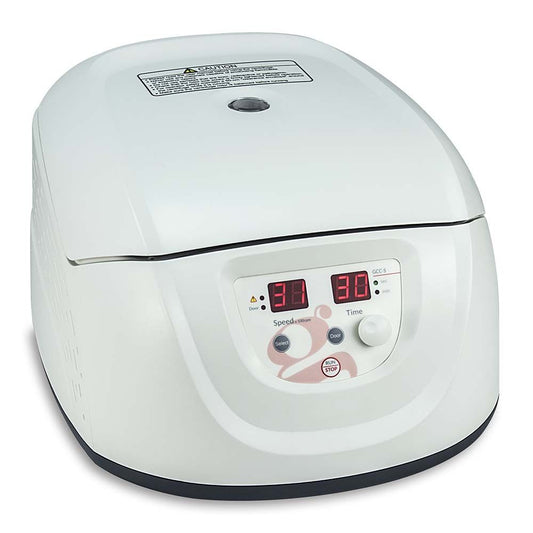 Globe Scientific GCC-S Centrifuge Clinical 12-Place 120-240v 50/60Hz US Plug (Includes 12-Place Rotor for use with 5mL 7mL and 10mL Tubes and 8 x 15mL Tubes Sleeves and Risers)