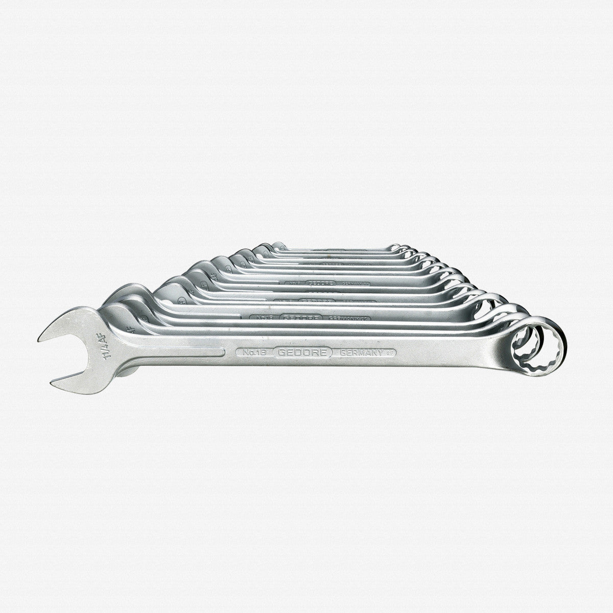 Gedore 6013650 1 B-014 A Combination spanner set 14 pcs 5/16-1.1/4"