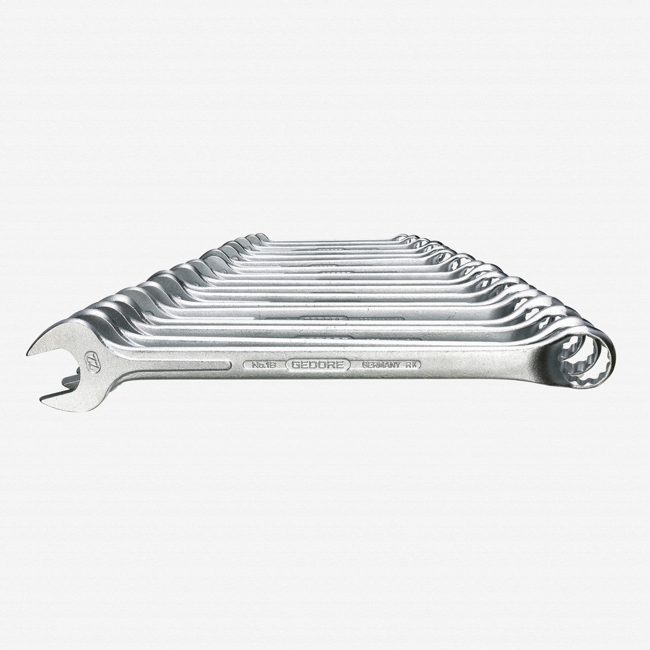 Gedore 6012680 1 B-017 Combination spanner set 17 pcs 6-22 mm