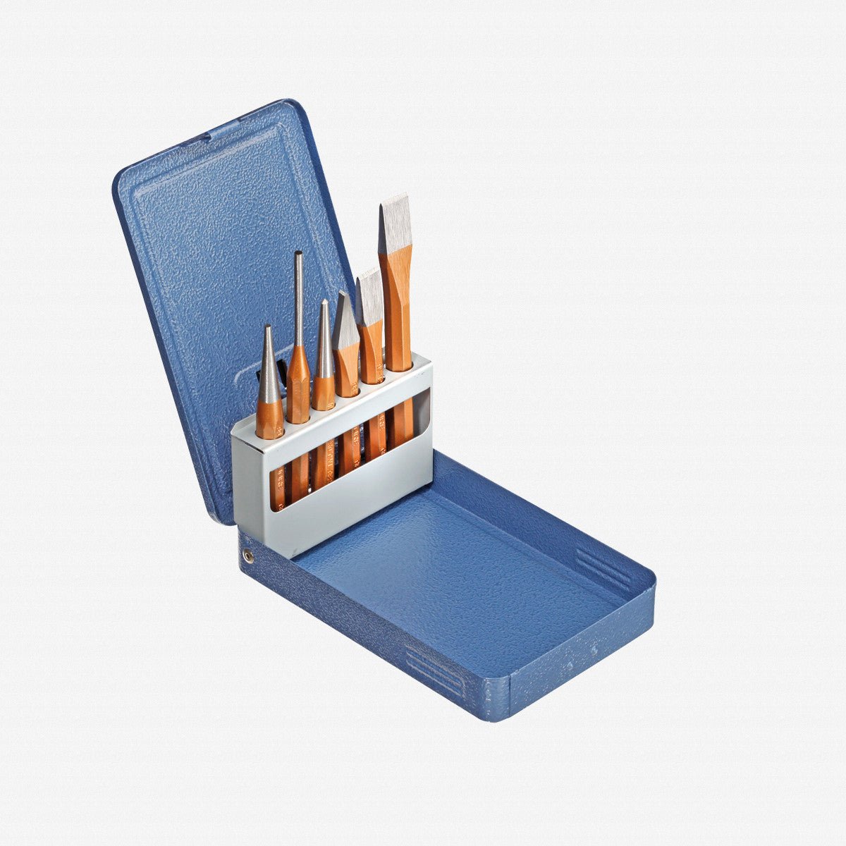Gedore 8725710 106 D Chisel and punch set 6 pcs in metal case
