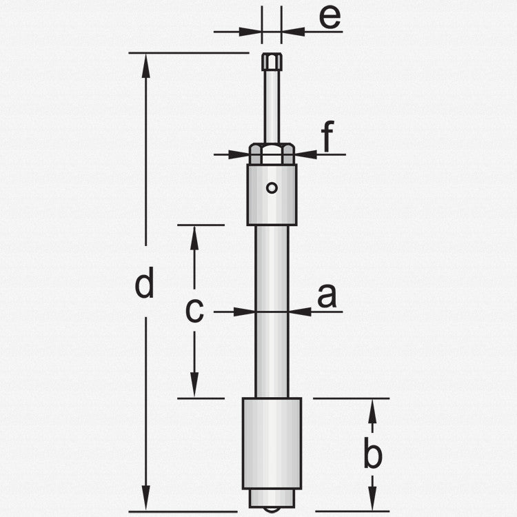 Gedore 8116100 1.06/HSP1 Hydraulic pressure spindle 10 t