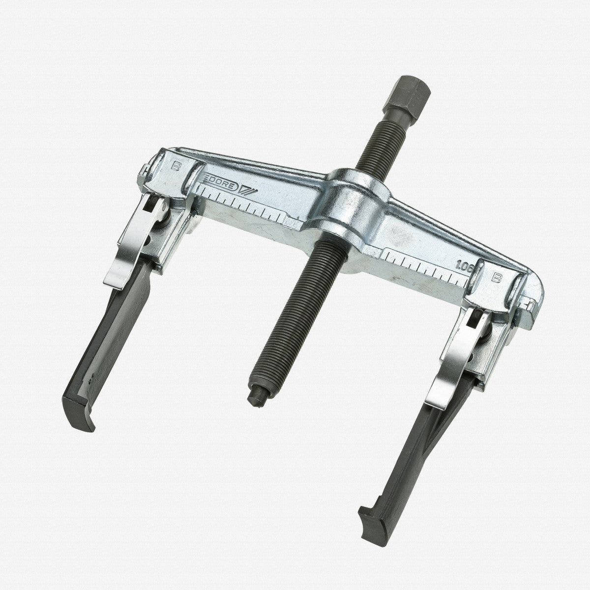 Gedore 2015706 1.06/S1-E Quick-release puller, 2-arm pattern, with slim legs 100x100 mm