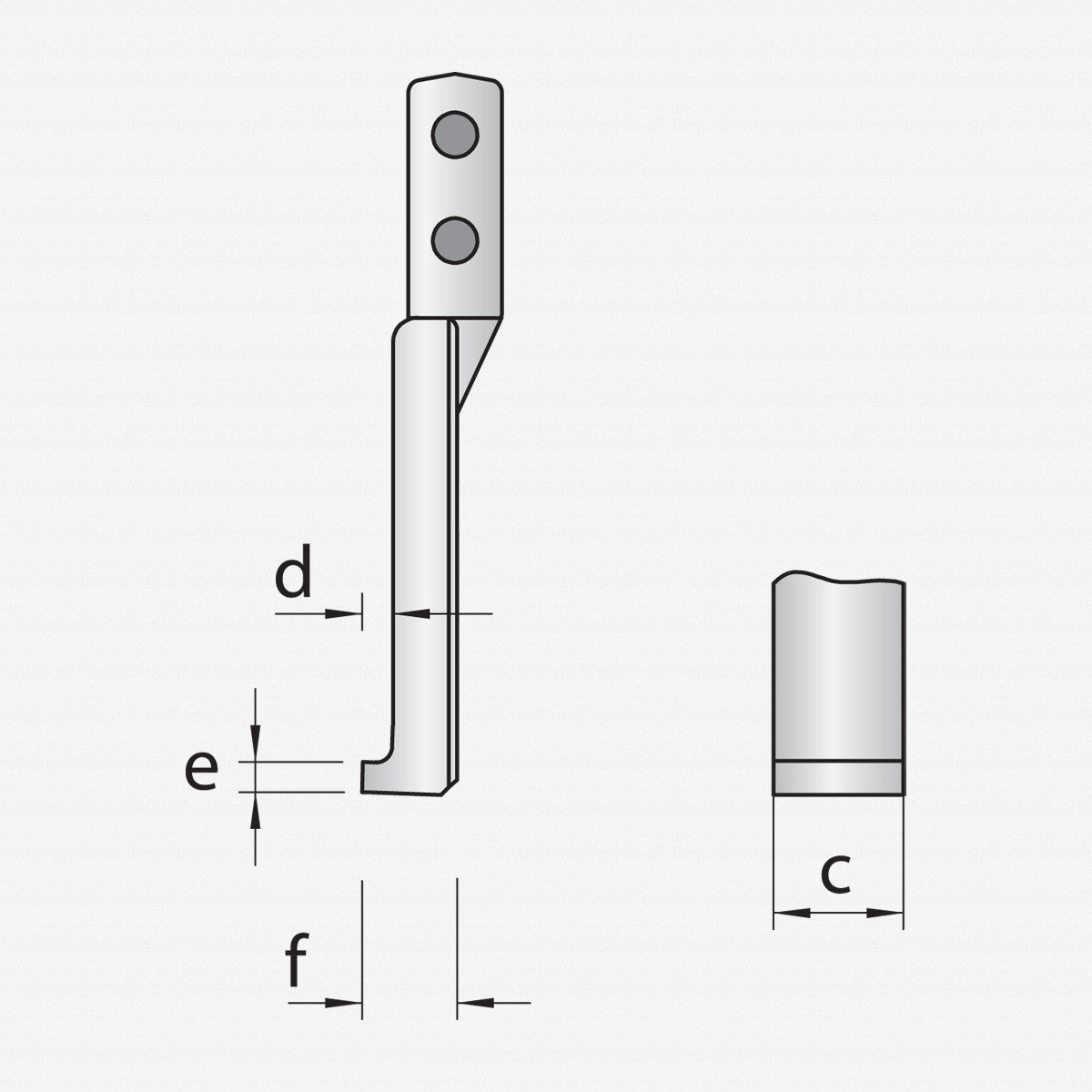 Gedore 1076957 106/S101 Black leg without clamping piece