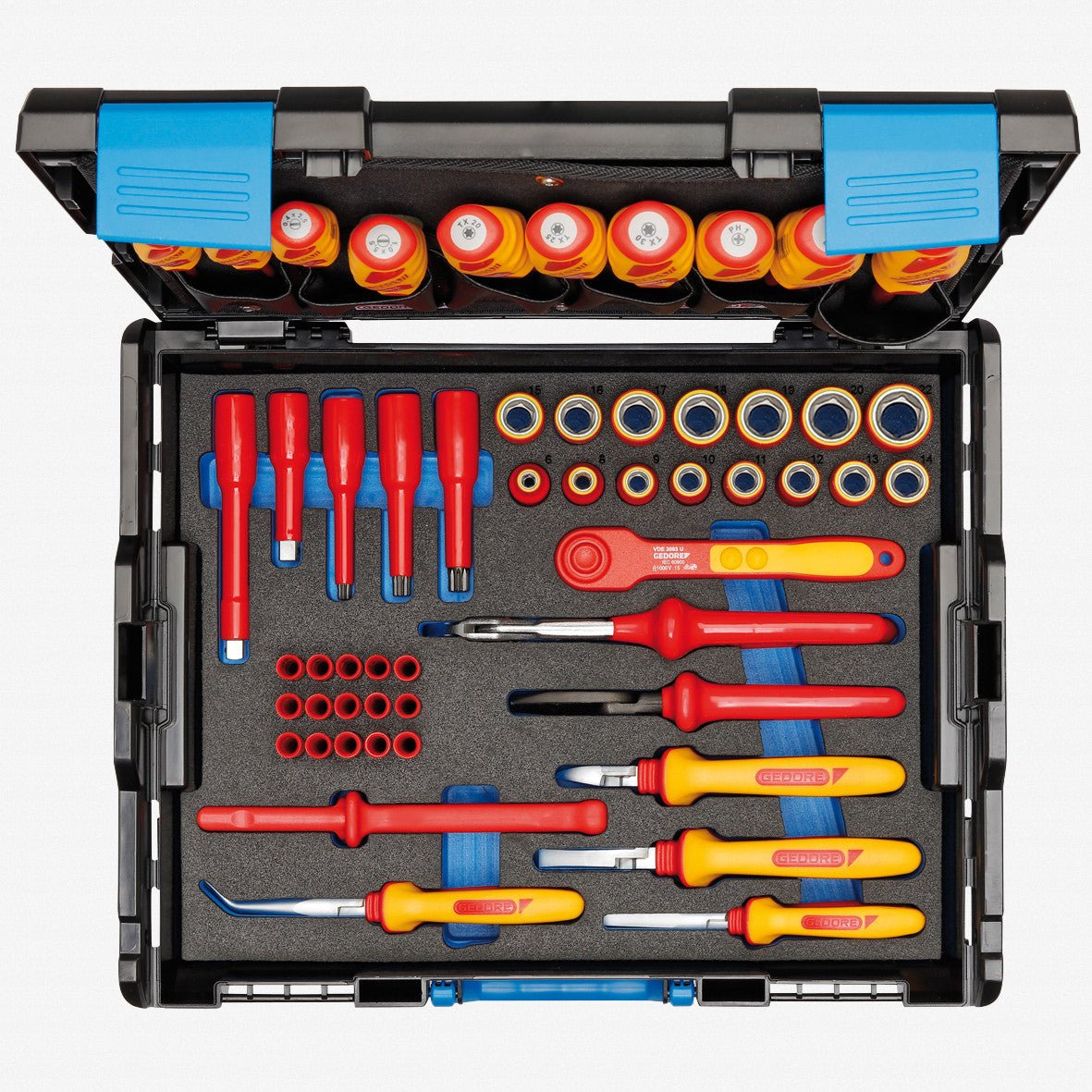 Gedore 2979063 1100-1094 VDE 53 Pc Tool Assortment - Hybrid