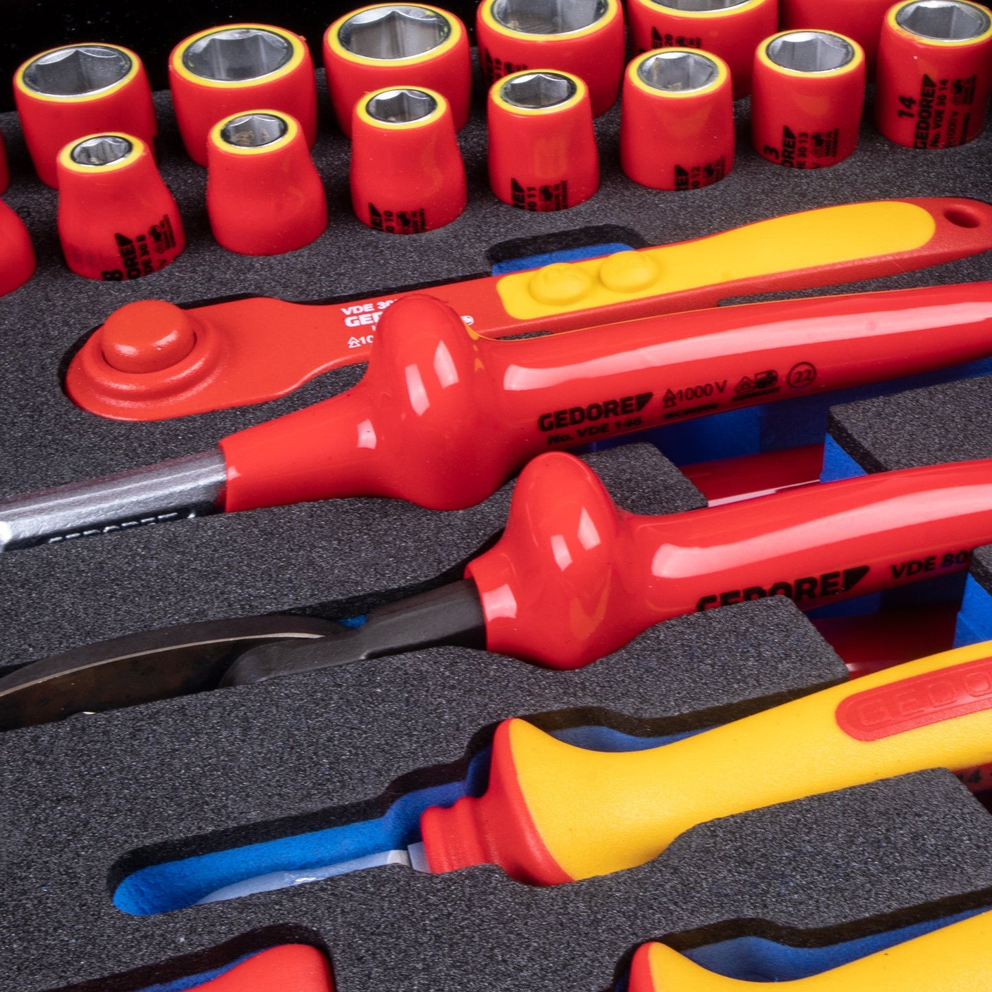 Gedore 2979063 1100-1094 VDE 53 Pc Tool Assortment - Hybrid