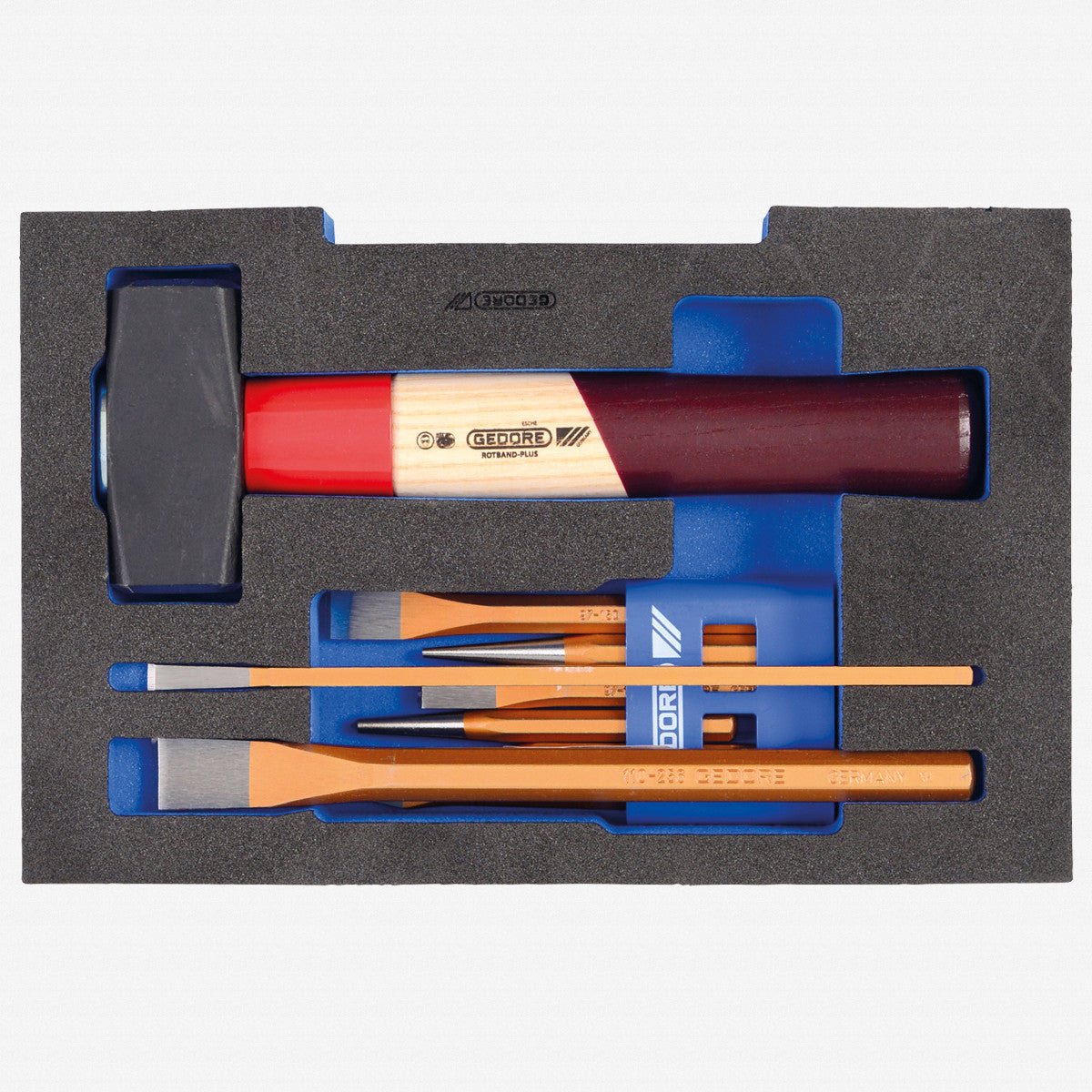 Gedore 2835932 1100 CT1-350 Chisel set in 1/2 L-BOXX 136 Module