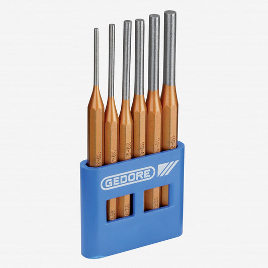 Gedore 8757670 116 A Pin punch set 6 pcs in plastic holder