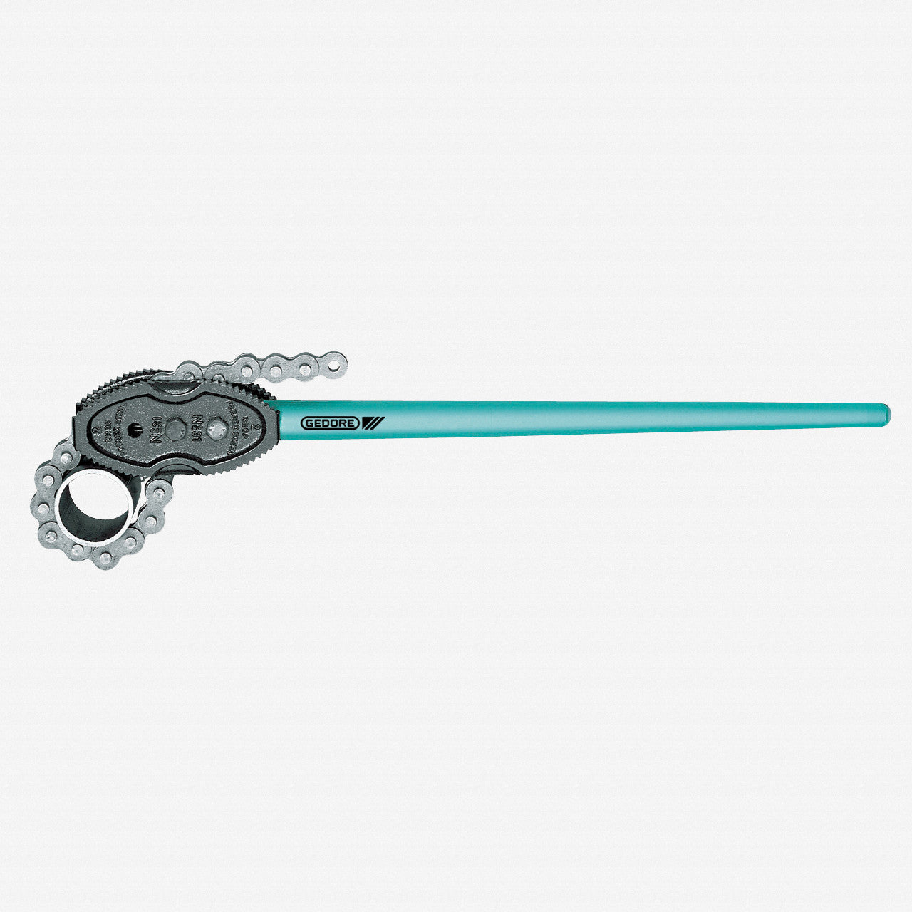 Gedore 4548340 122008 Chain pipe wrench, American pattern 1.1/2-8"