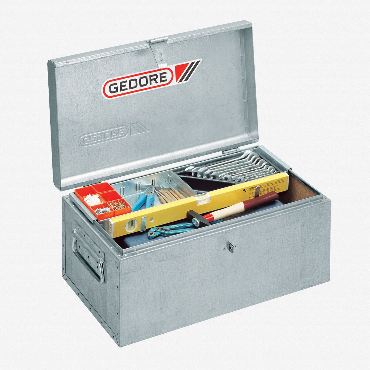 Gedore 6628280 1440 Z-70 Tool box JUMBO, zinc-plated, 320x698x387 mm