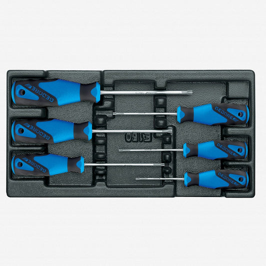 Gedore 1582666 1500 ES-2163 TORX® Screwdriver Set in 1/3 ES Tool Module, 6 Pieces