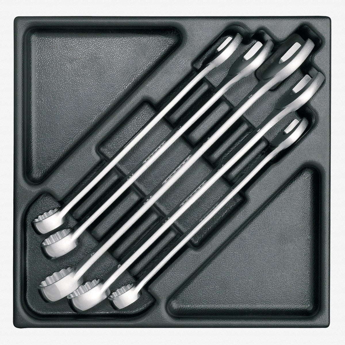 Gedore 1761145 1500 ES-7-32 Metric Combination Wrench Set in 2/3 ES Tool Module, 23 - 32 mm, 5 Pieces