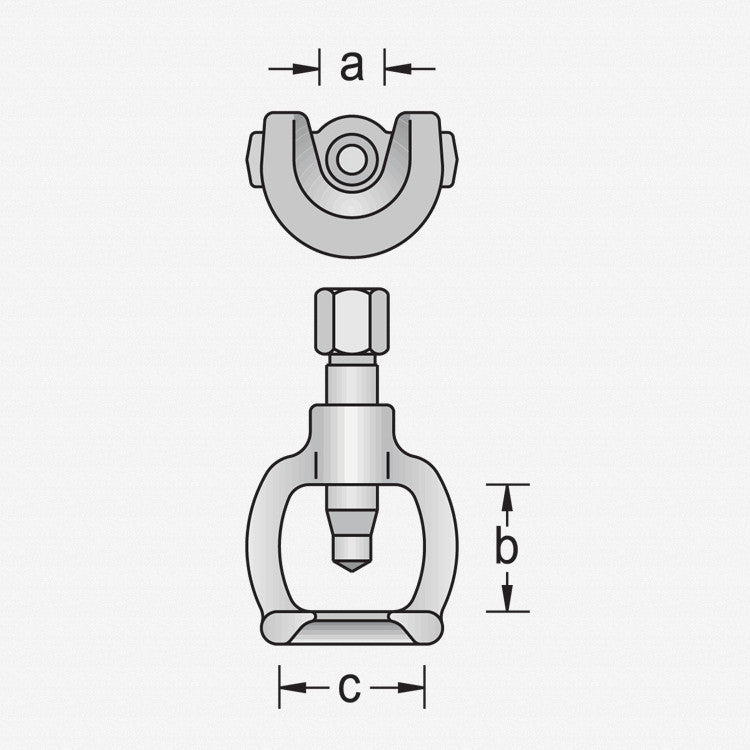 Gedore 8030300 1.72/1 Ball joint puller 18x35x40 mm