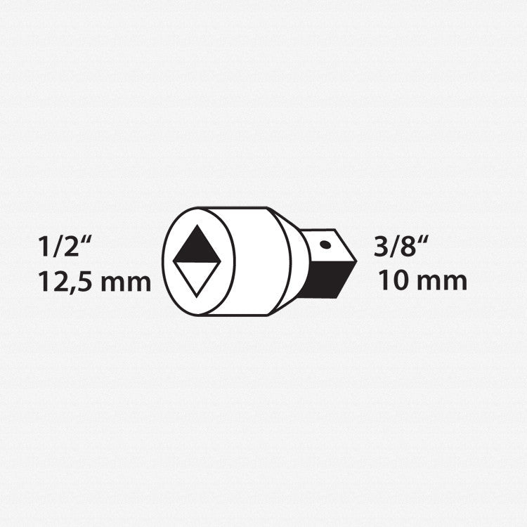Gedore 6143000 1930 Reducer 1/2" to 3/8"
