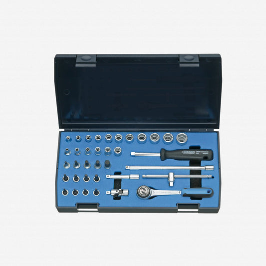 Gedore 6196710 20 ITU-3 Socket set 1/4" 36 pcs hex IN-TX-ITX