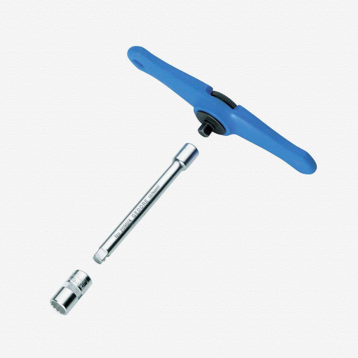 Gedore 1791532 2093 U-3 T Ratchet with T-handle 1/4" 140 mm