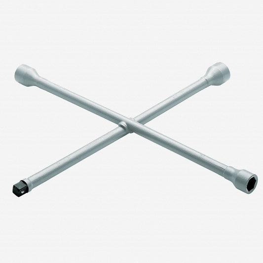 Gedore 6228260 28 PUV 4-way wheel wrench 17x19x21x1/2", 420x420 mm