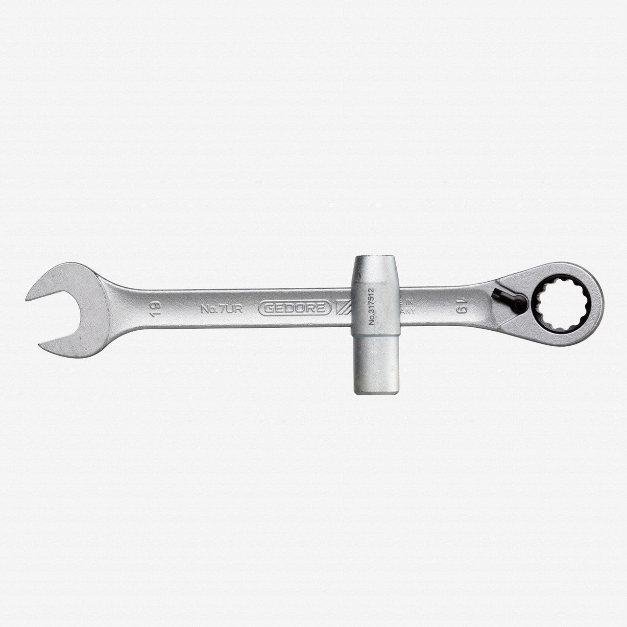 Gedore 4609580 317512 Installation wrench M12, 19x19 mm