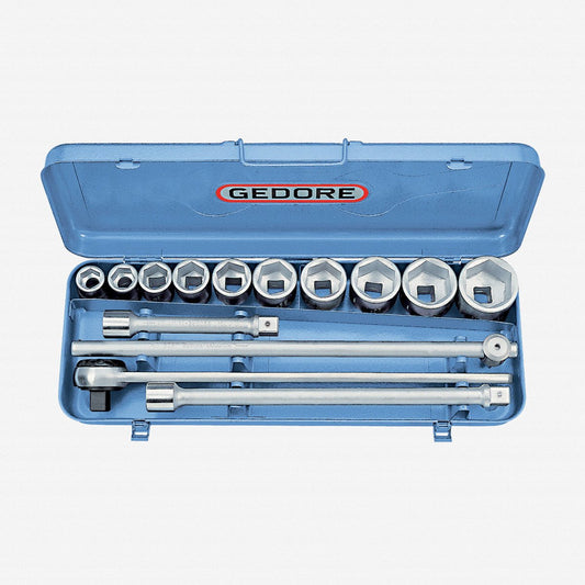 Gedore 6280180 32 EMZ Socket set 3/4" 14 pcs hex 22-50 mm