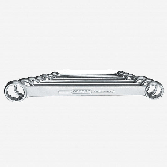 Gedore 6061700 4-8 Flat ring spanner set 8 pcs 6-22 mm