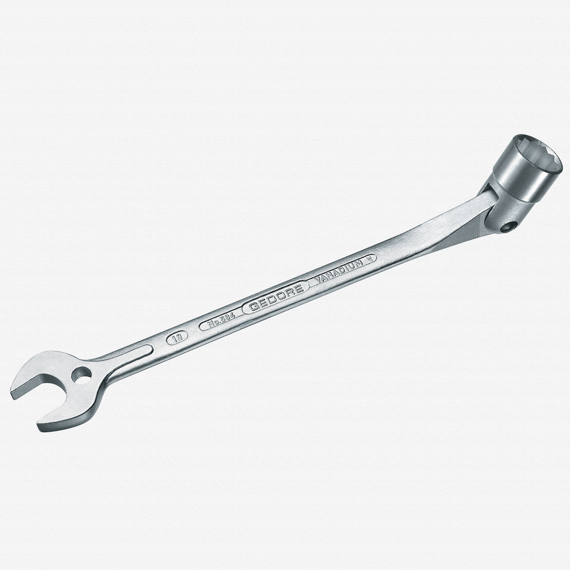 Gedore 6512060 534 10 Combination swivel head wrench 10 mm