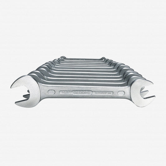 Gedore 6078350 6-122 ISO Double open ended spanner set 12 pcs 6-34 mm