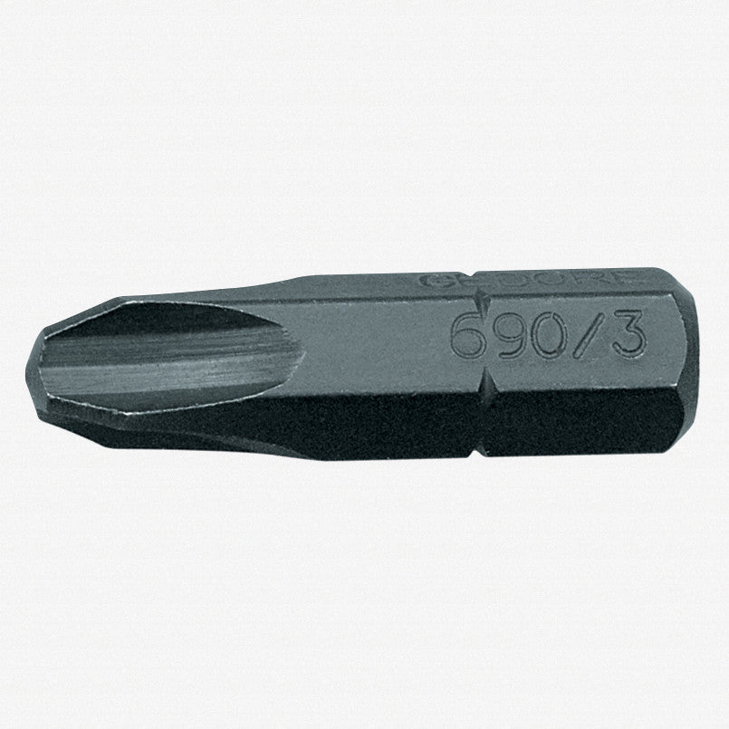 Gedore 6541590 690 3 S-010 Screwdriver bit 1/4" PH 3