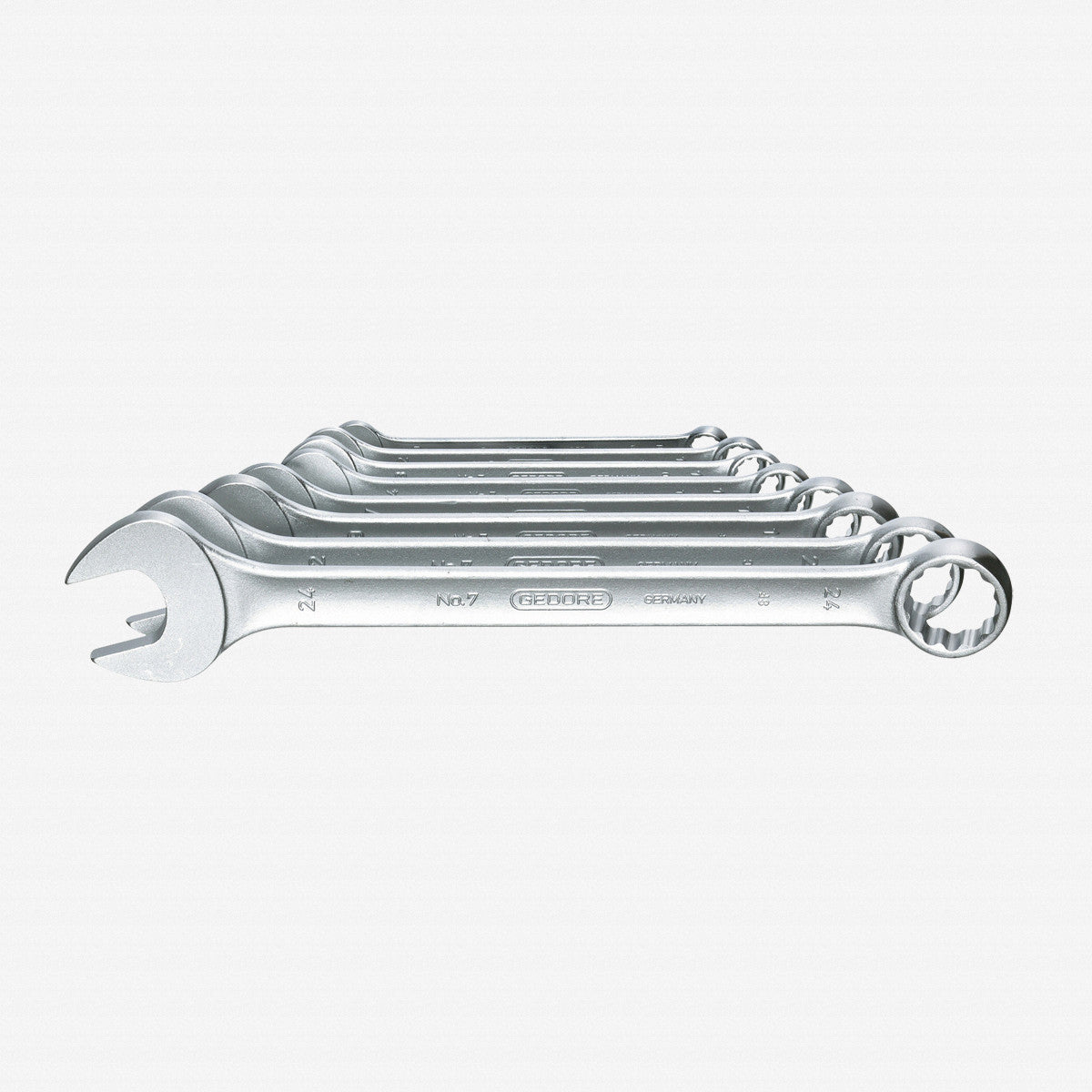 Gedore 6092770 7-08 Combination spanner set 8 pcs UD profile 10-24 mm